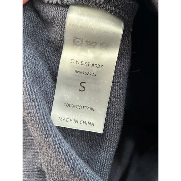 NWT Mono B Womens 2 Piece Set Short Sleeve T-Shirt & Sweat Shorts Blue Size S - Picture 8 of 11